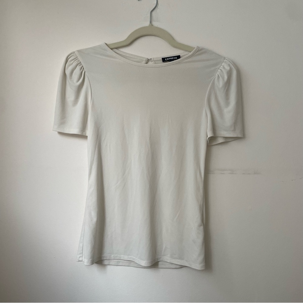 Express off white top
